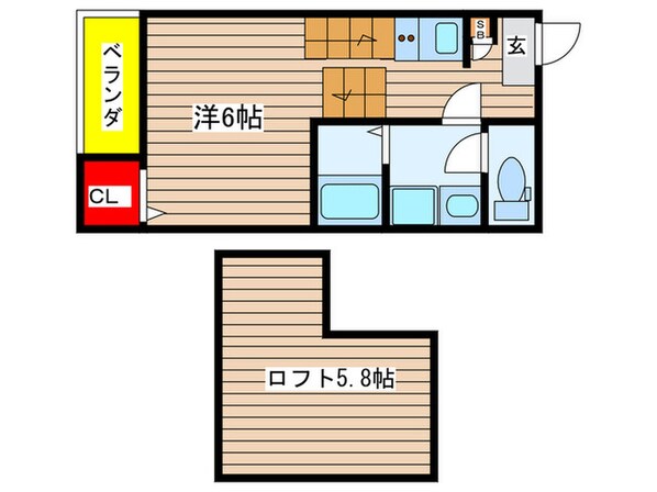 ハーモニーテラス元八事Ⅱの物件間取画像